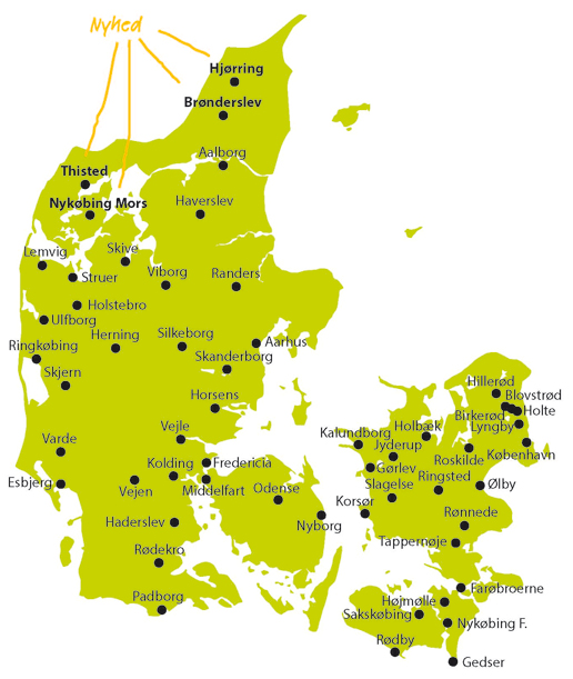 Byer Med P I Danmark Byer Med P I Danmark