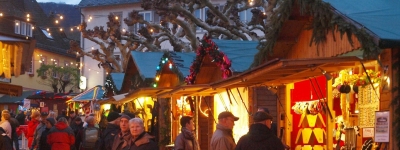 Rüdesheim - Jul ved Rhinen
