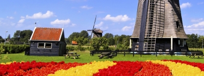 Blomsterparade og flodkrydstogt i Holland
