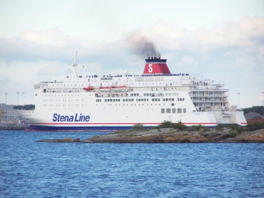 Med Stena Lines store færge fra Karlskrona til Gdynia