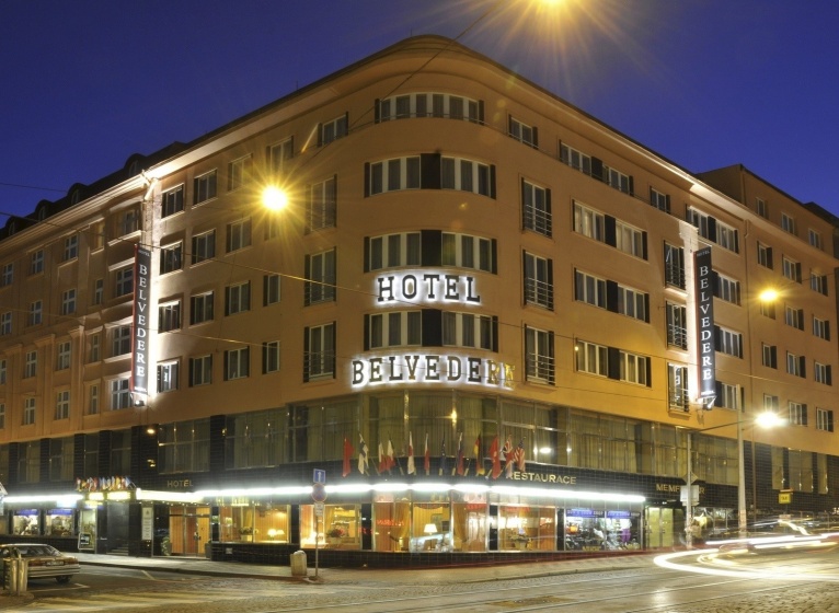 Hotel Belvedere er vores base i Prag
