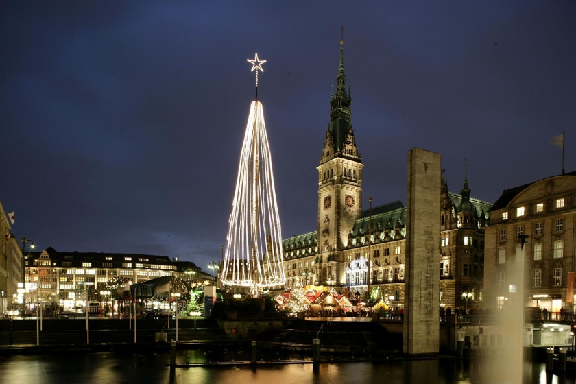 Hamburg er smuk, også ved juletid