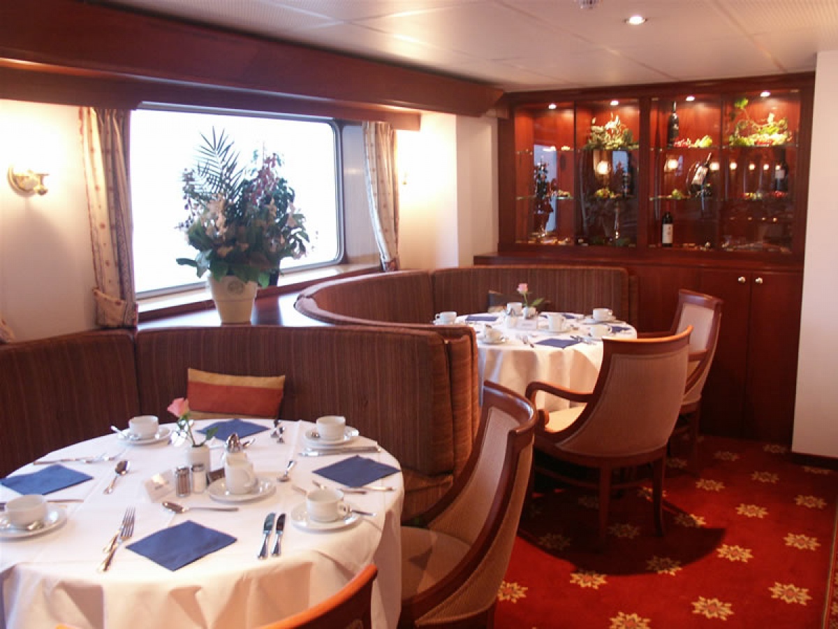 Skibets hyggelige restaurant
