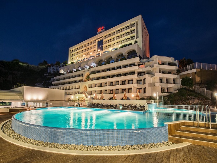 Vores flot beliggende hotel Sunce i Neum, lige ud til Adriaterhavet