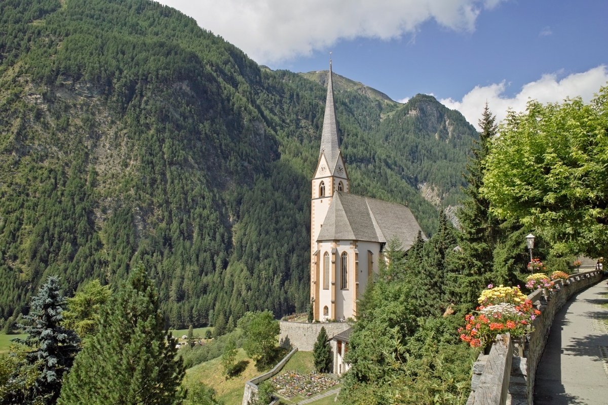 Den ikoniske kirke i Heiligenblut