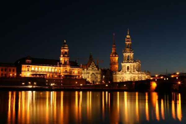 Dresden er også smuk om aftenen