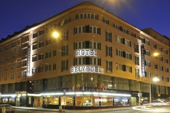 Hotel Belvedere er vores base i Prag