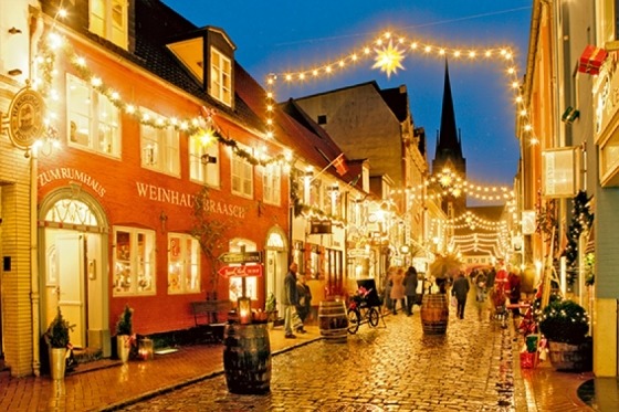Vi har et par timer i Flensburg