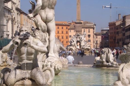 Velkommen til Rom med Riis. Vores hotel ligger 2 minutters gang fra Piazza Navona